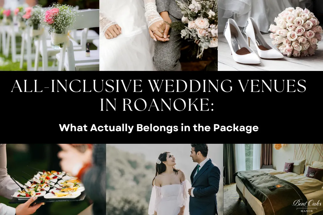 Bent Oaks Manor exterior for an all-inclusive wedding venue package guide in Roanoke VA