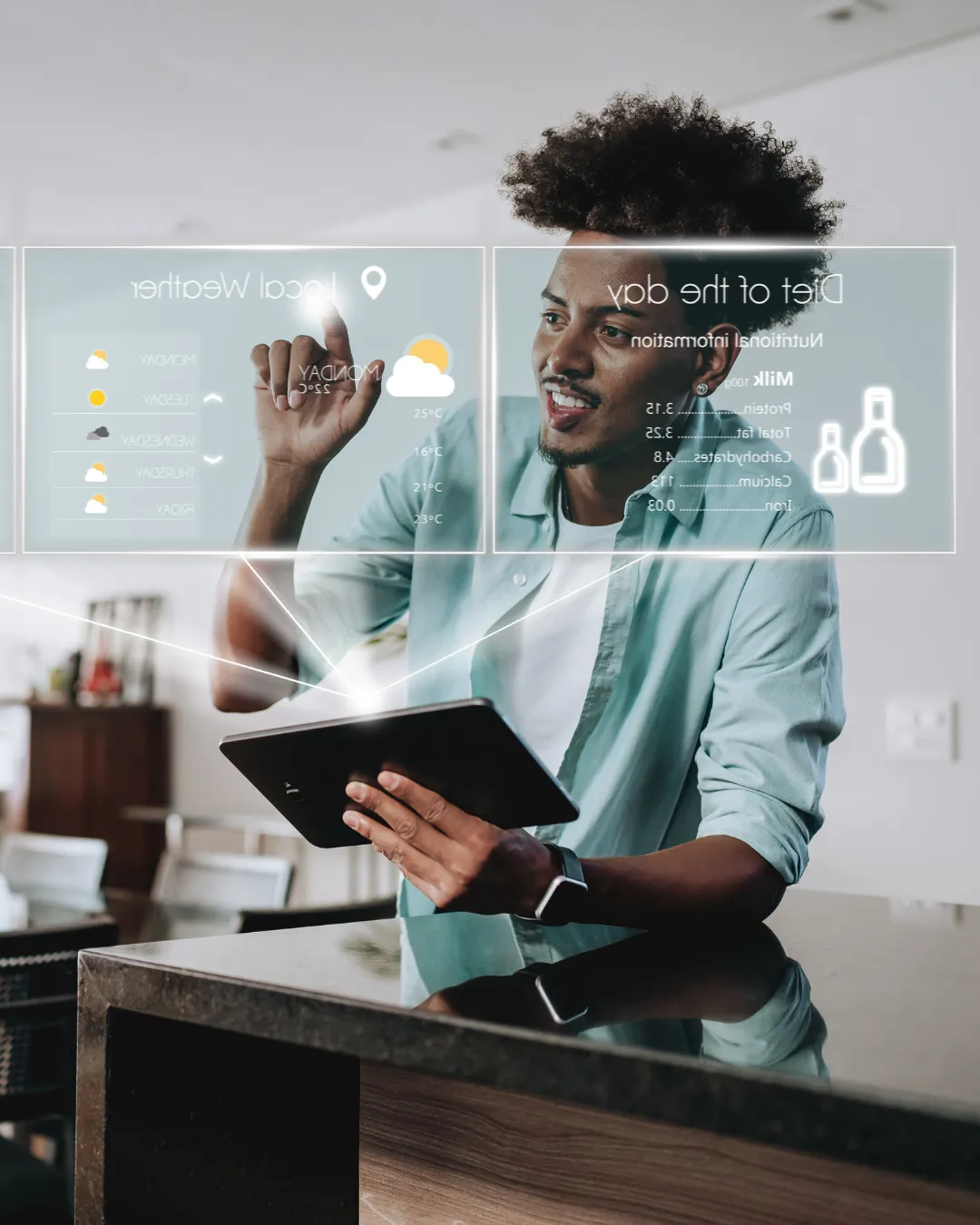 man in black shirt using computer