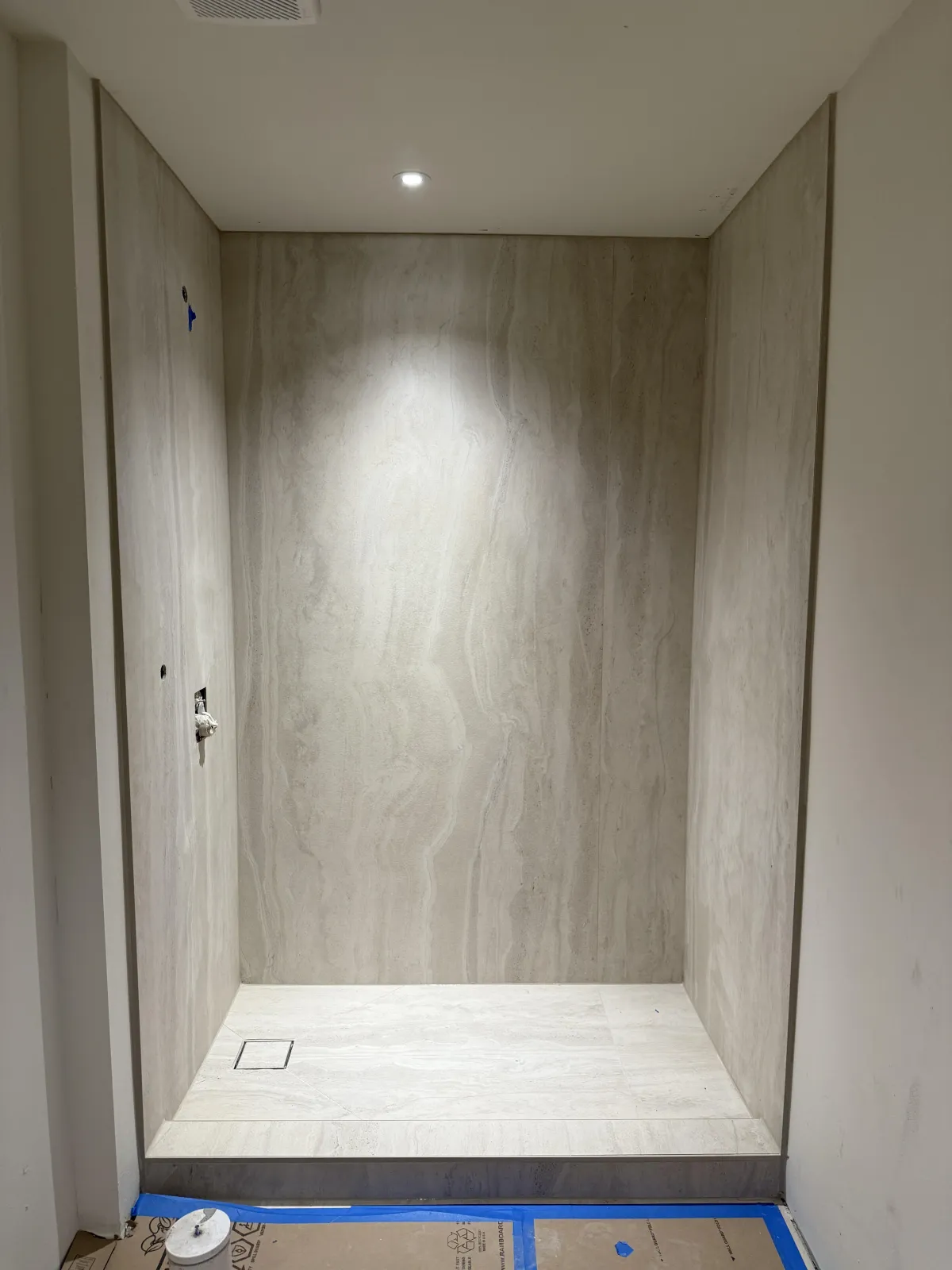 Shower tile installation in Dallas, Texas