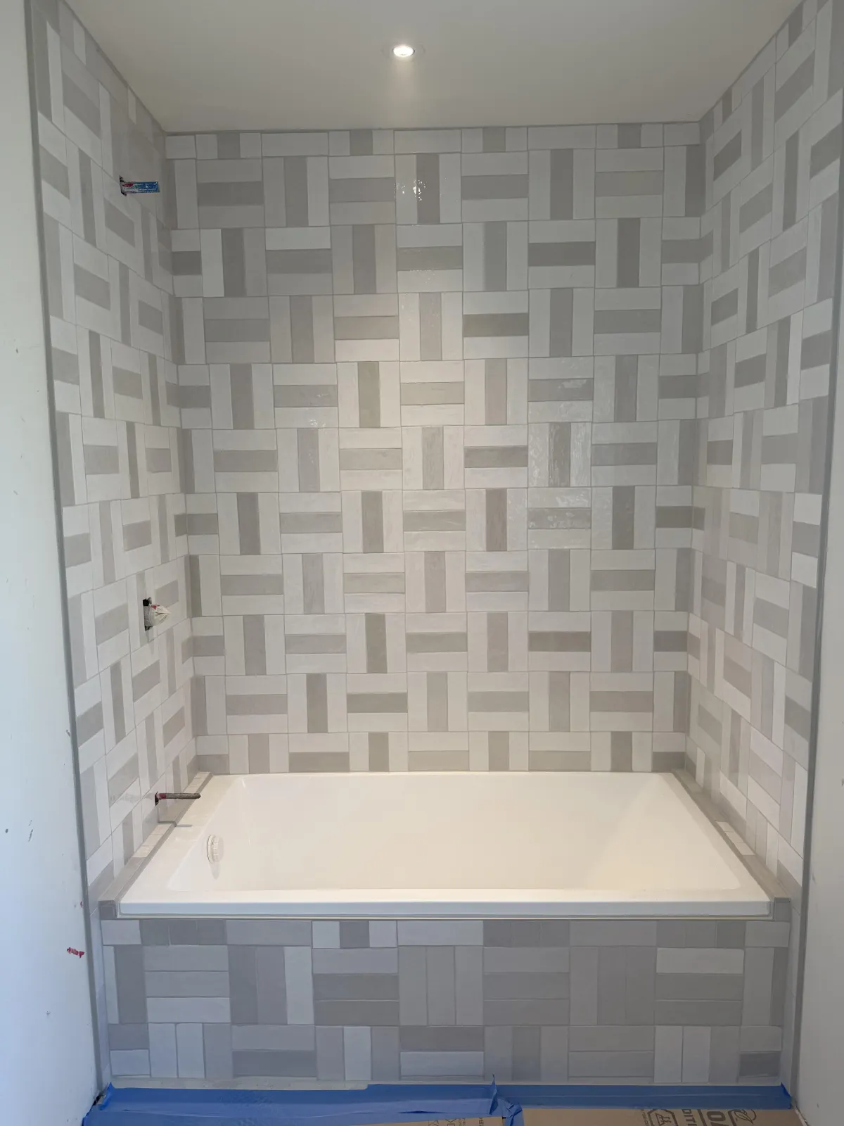 Shower tile installation in Dallas, Texas