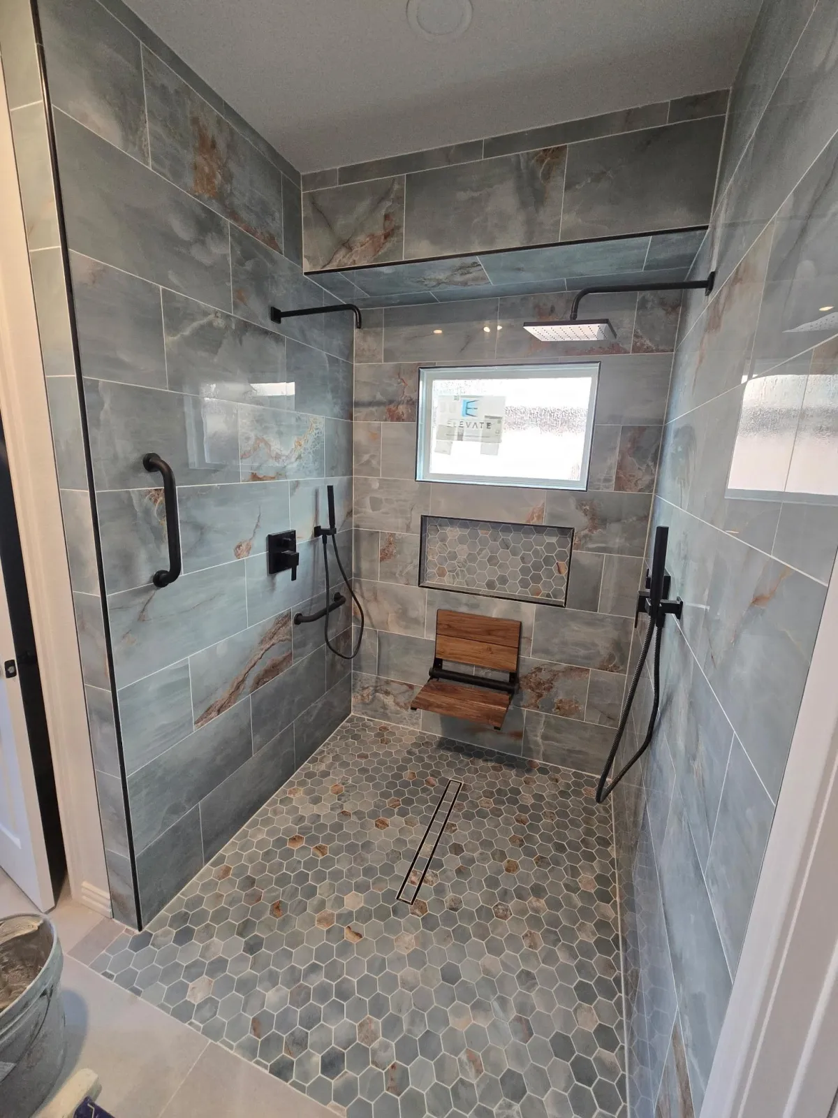 Shower tile installation in Dallas, Texas