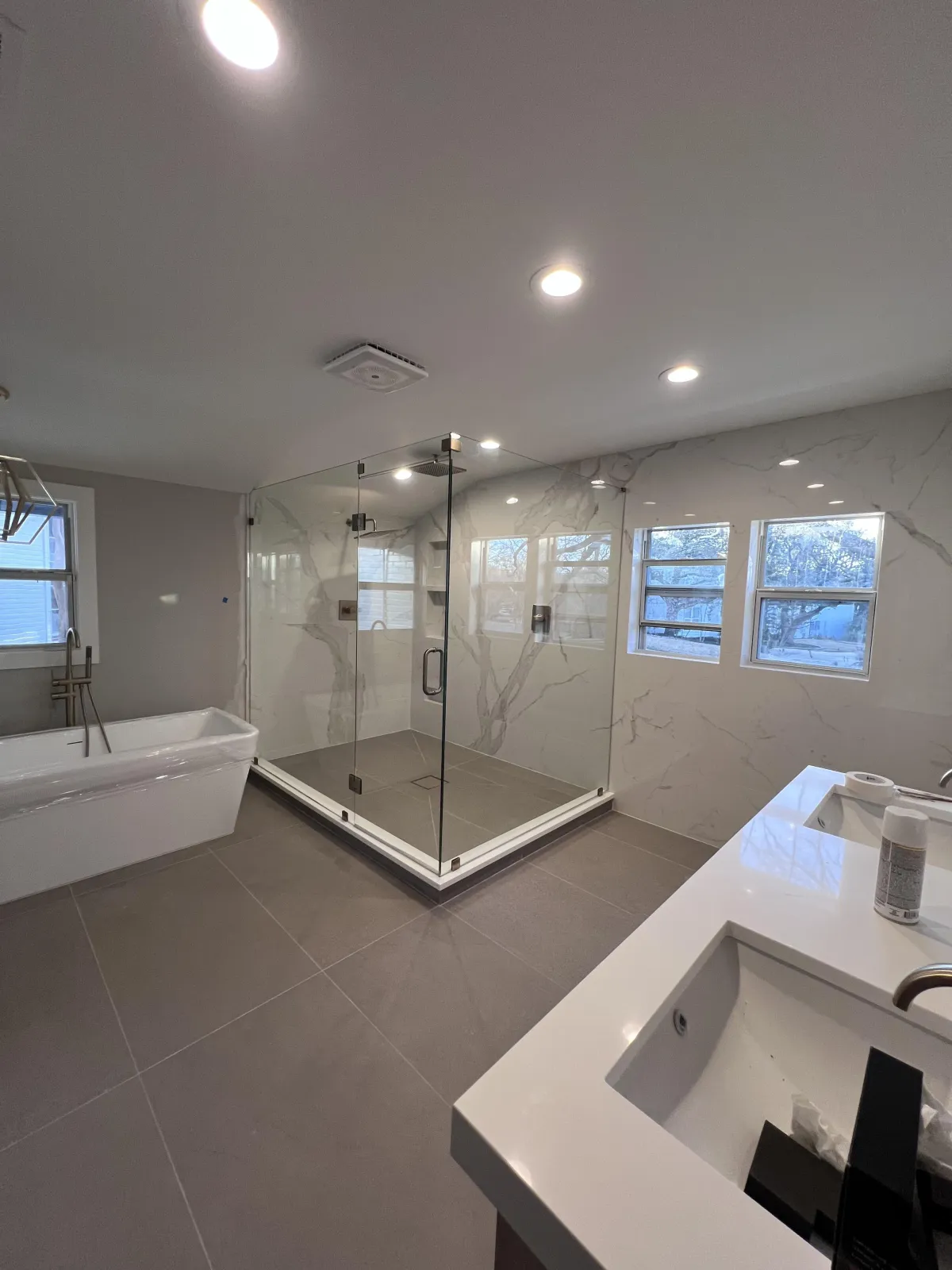 shower tile remodel in dallas, tx