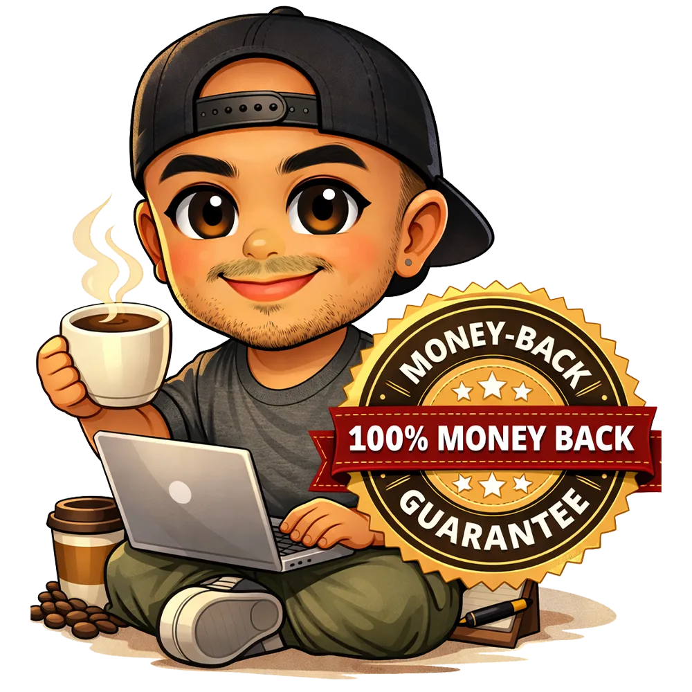 7-Day Action-Takers Guarantee. If no results after completing assignments, full refund.