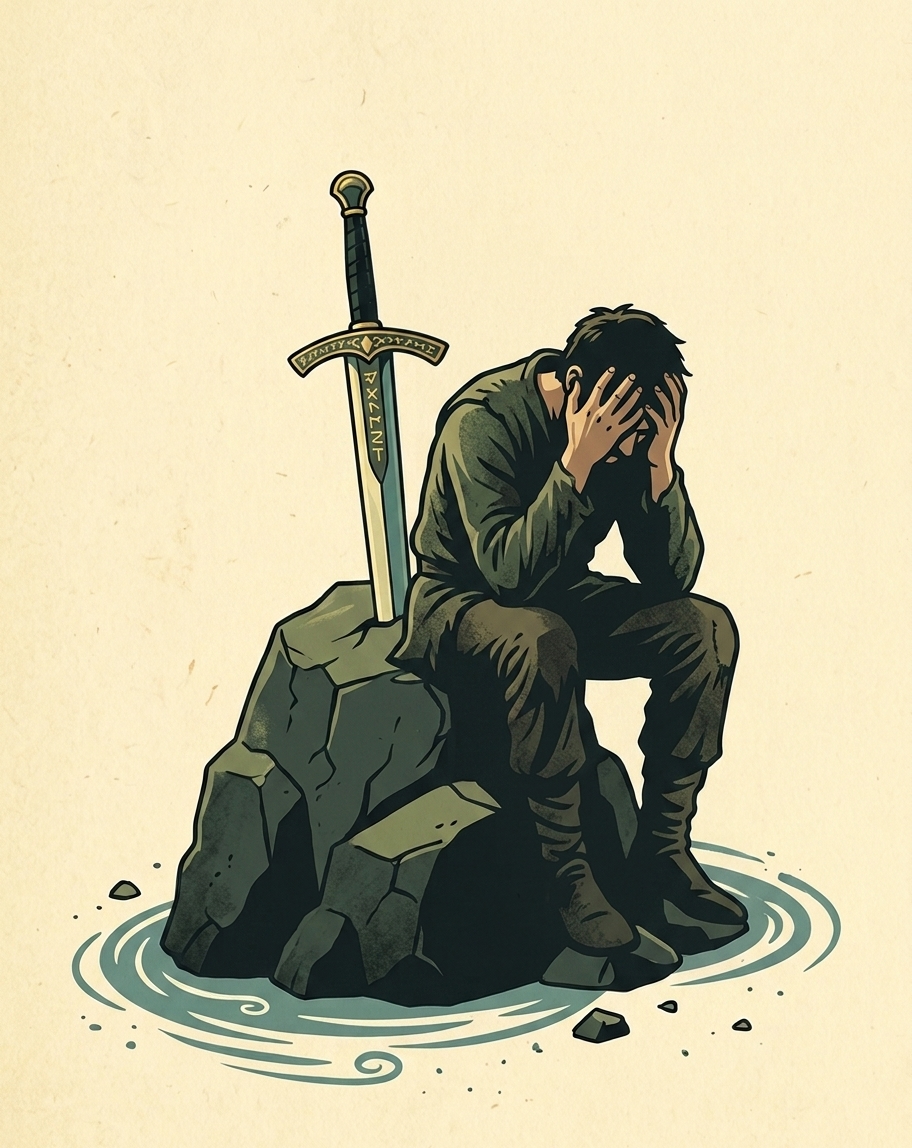 Illustration douce de la prise de conscience