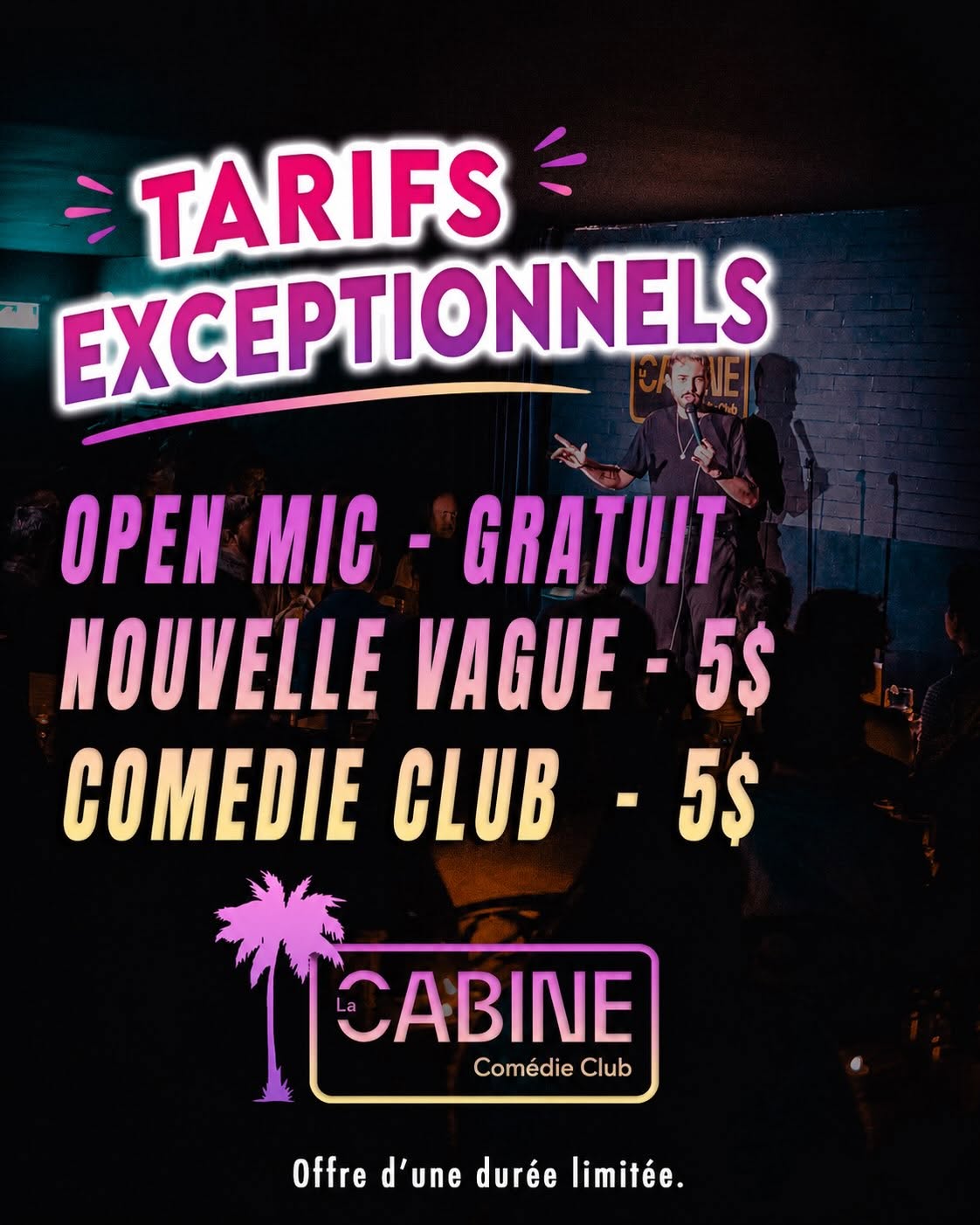 tarifs - juillet 2026