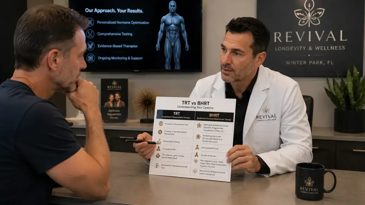 TRT vs BHRT: Choosing the Right Hormone Therapy in Winter Park