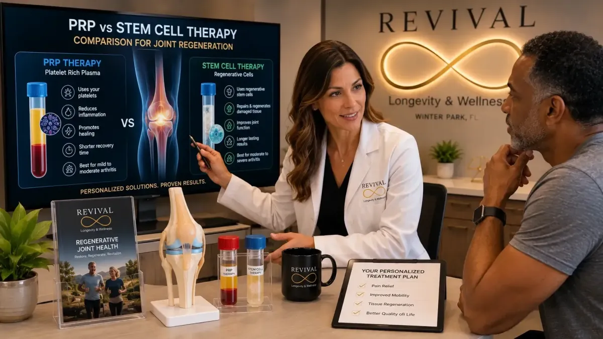 PRP vs Stem Cell Therapy in Winter Park: Which Is Right for You?