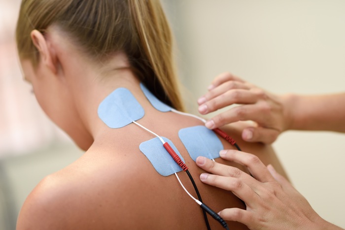 Women having Electrical Muscle Stimulation Treatment