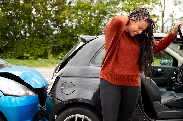 Women involved in an Auto accident Injury