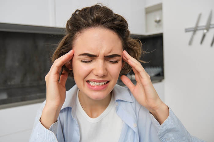 Stay at home mom suffering from headache