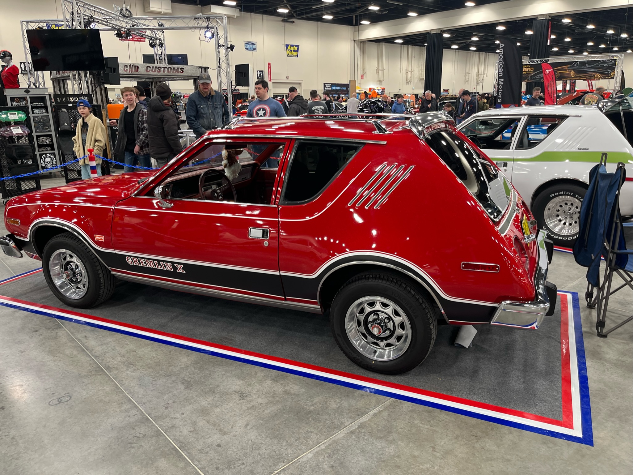 vintage car that was detailed by  clean for an auto show