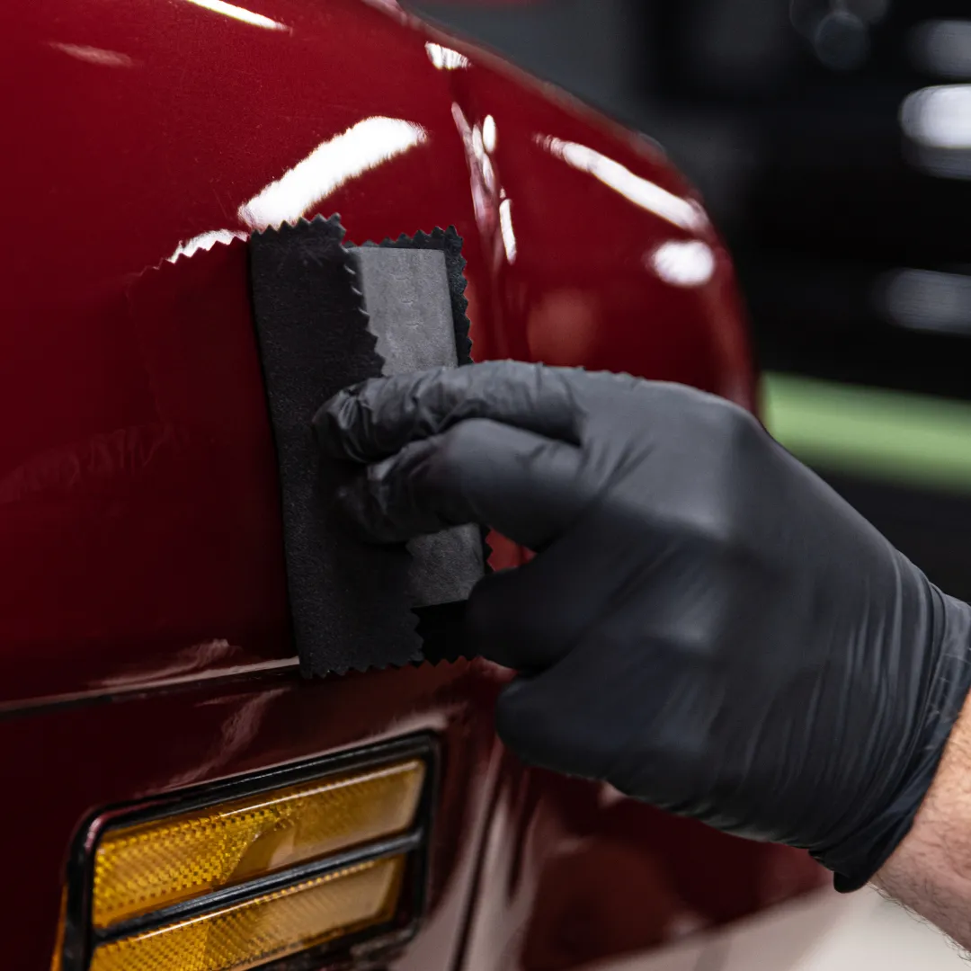 ceramic coating being professionally applied by 2 Clean 