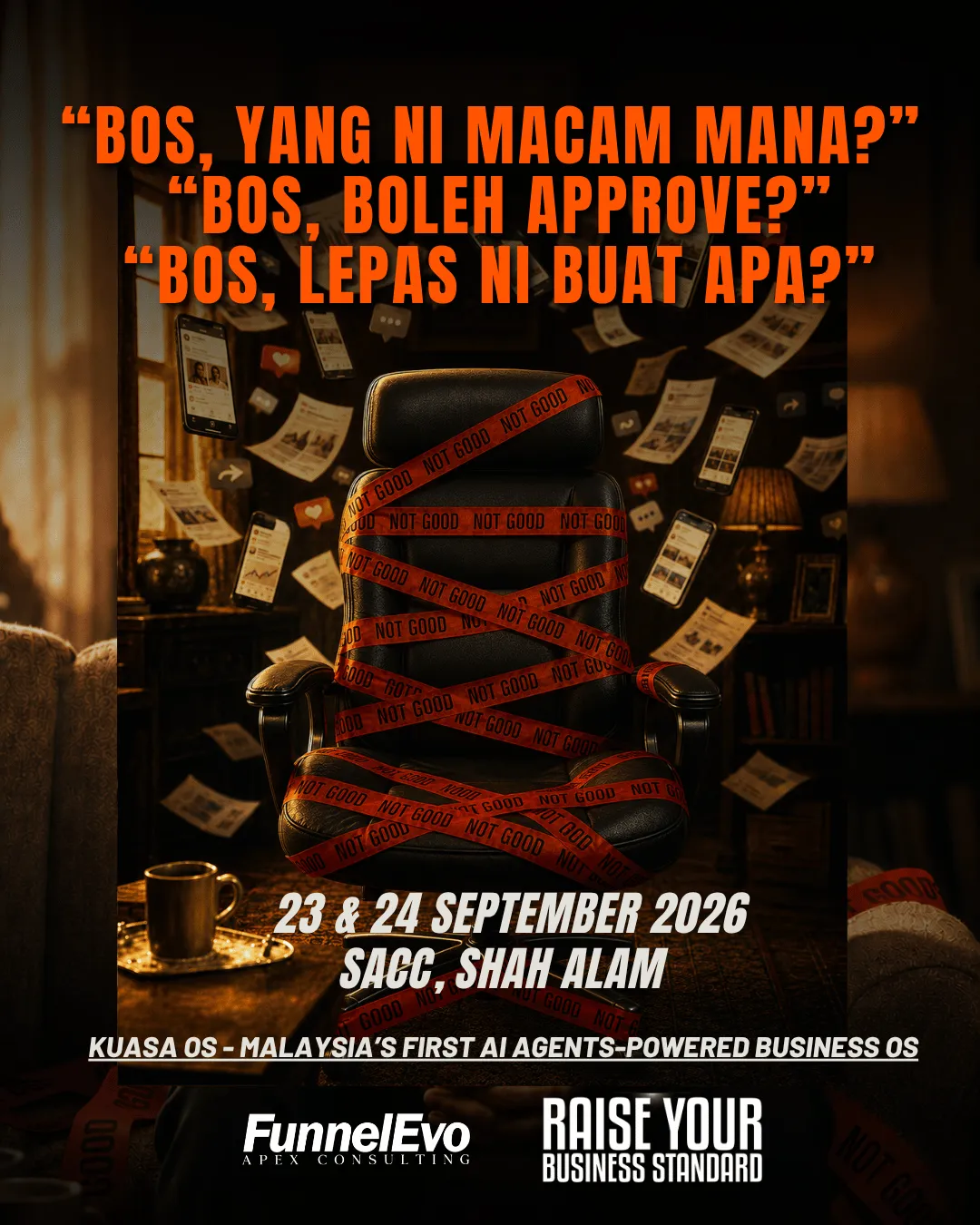 Owner penat urus bisnes