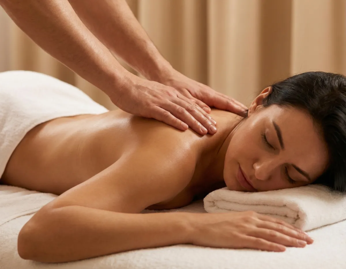 Woman receiving a Traditional Thai Massage at Signature Massage & Beauty in Werribee.