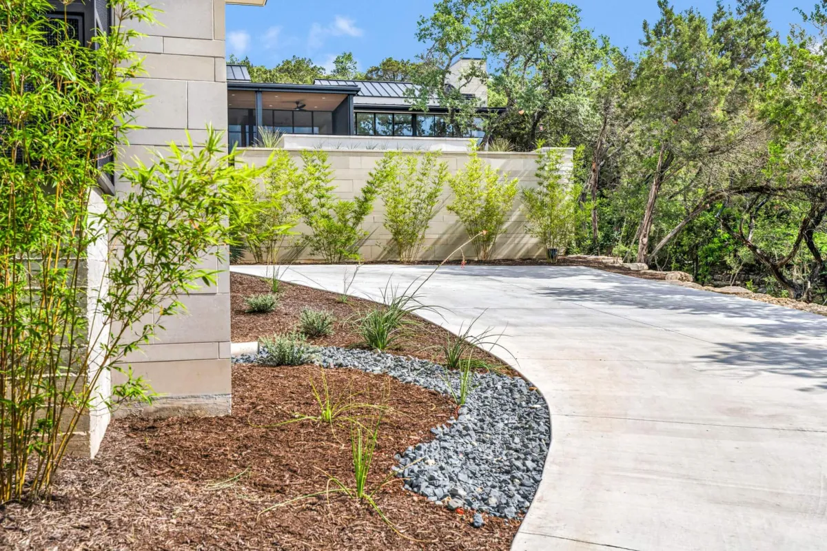 Beautiful landscaped garden Auckland