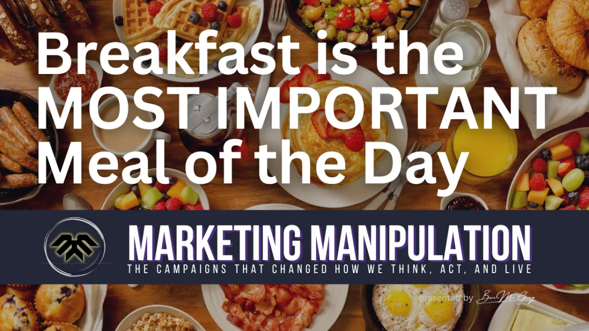 Breakfast Marketing  | Marketing Manipulation | Ben McGary on YouTube
