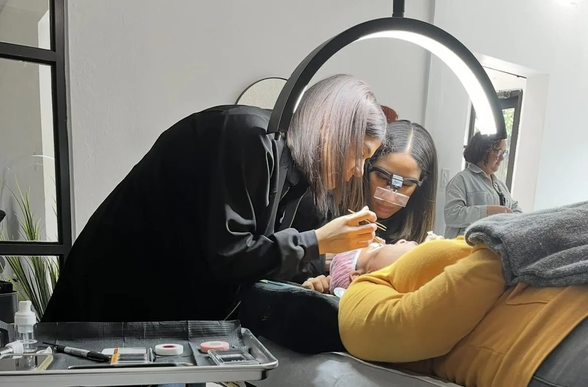 curso powder brows cejas microlading wax lashes online