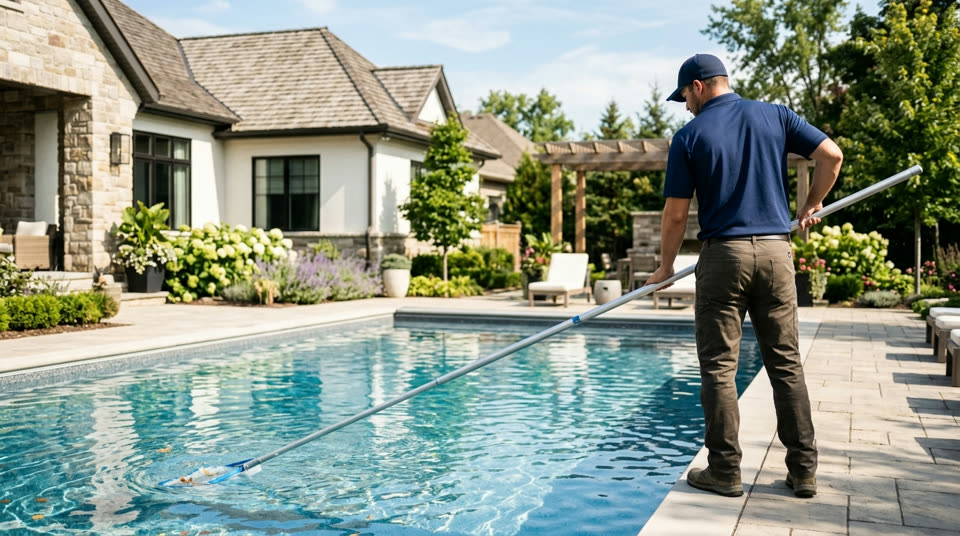 Pool Service: Weekly pool service