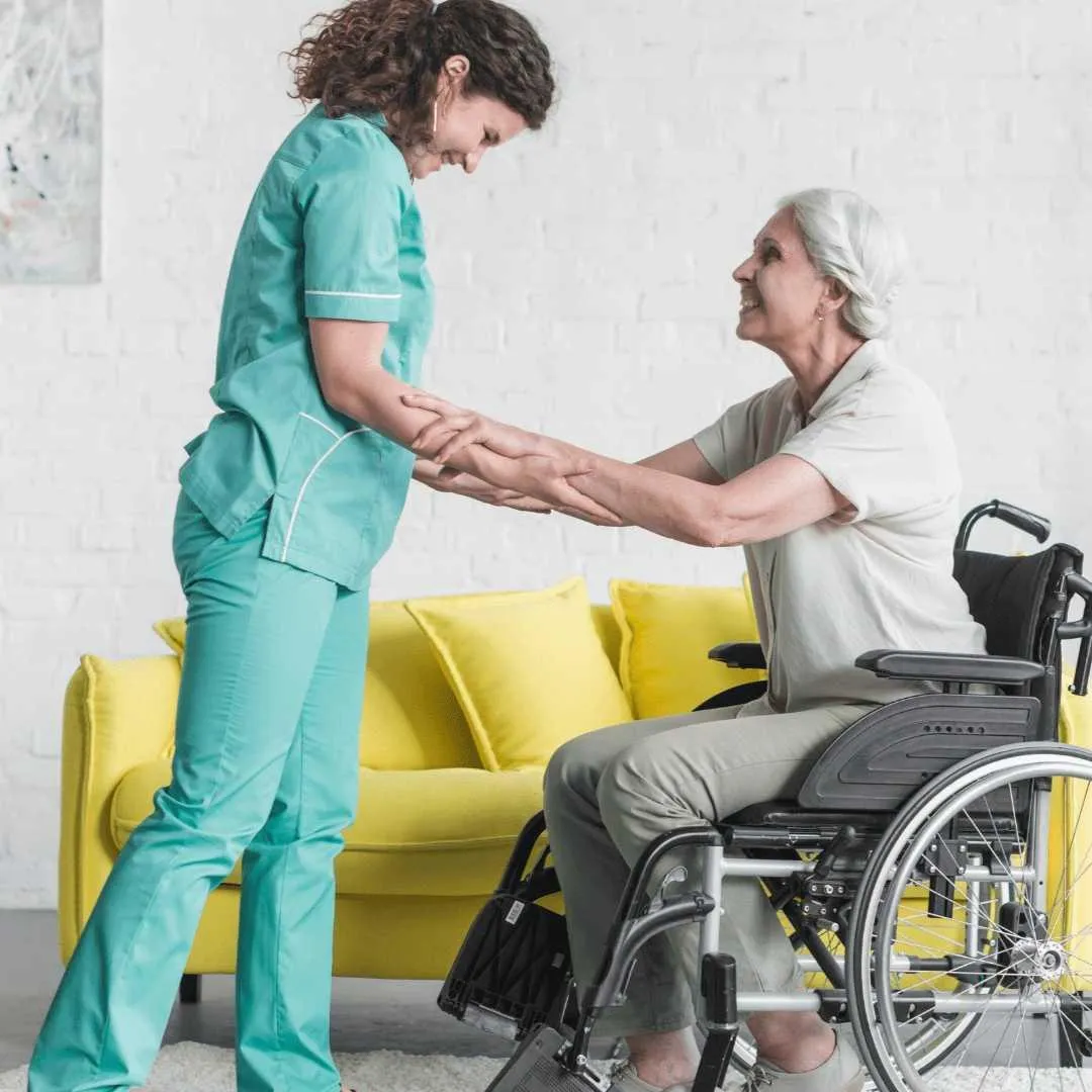 Sunflower Home Health Care providing recovery care services to assist individuals post-surgery and during recovery from injury.