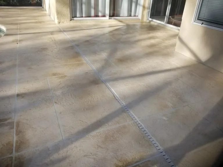 Stamped concrete