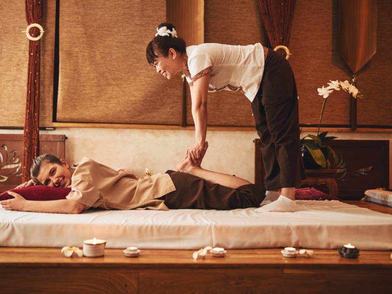 Traditional Thai massage session in San Mateo