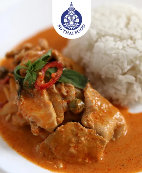 Poulet curry thai livraison suisse romande