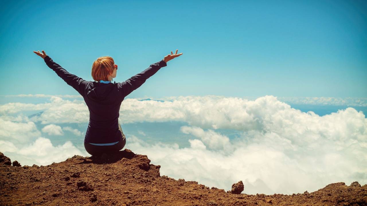 Person enjoying life and living life to the fullest because of Intentionality