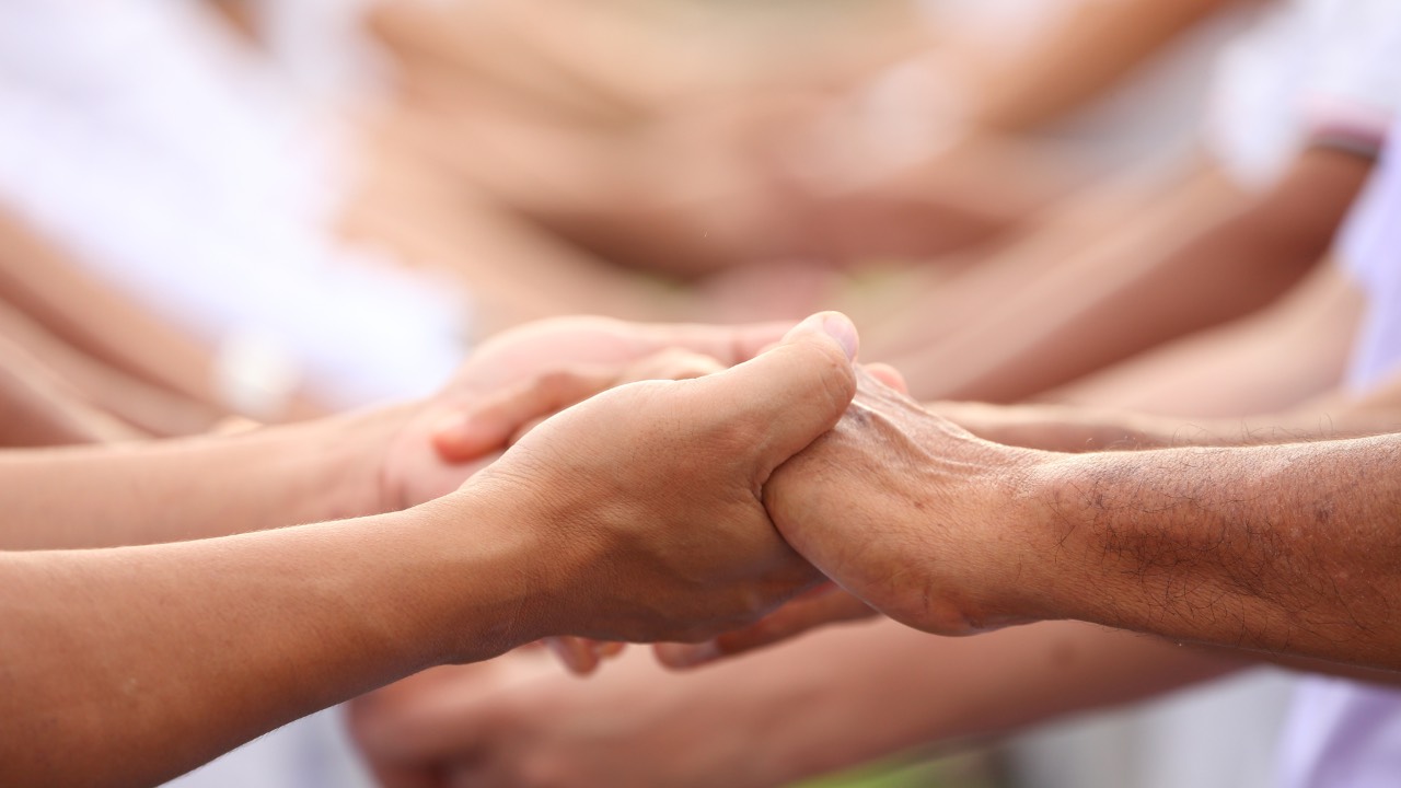 Hands in empathy