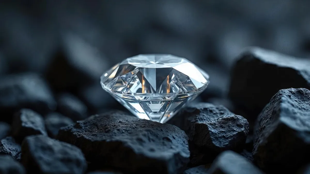 Creating a diamond from a lump of coal