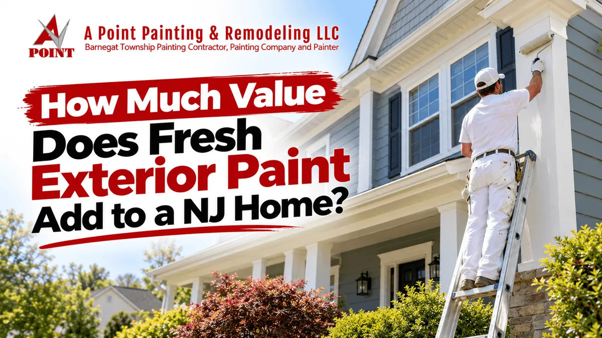 How Much Value Does Fresh Exterior Paint Add to a NJ Home?