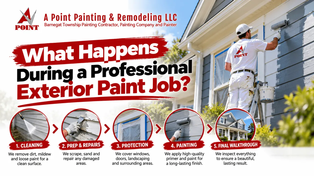 What Happens During a Professional Exterior Paint Job?