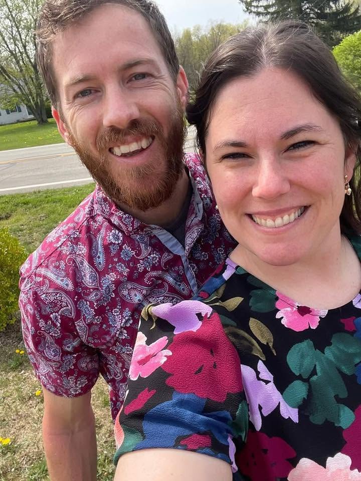 Portrait of Brittney Rutter and husband