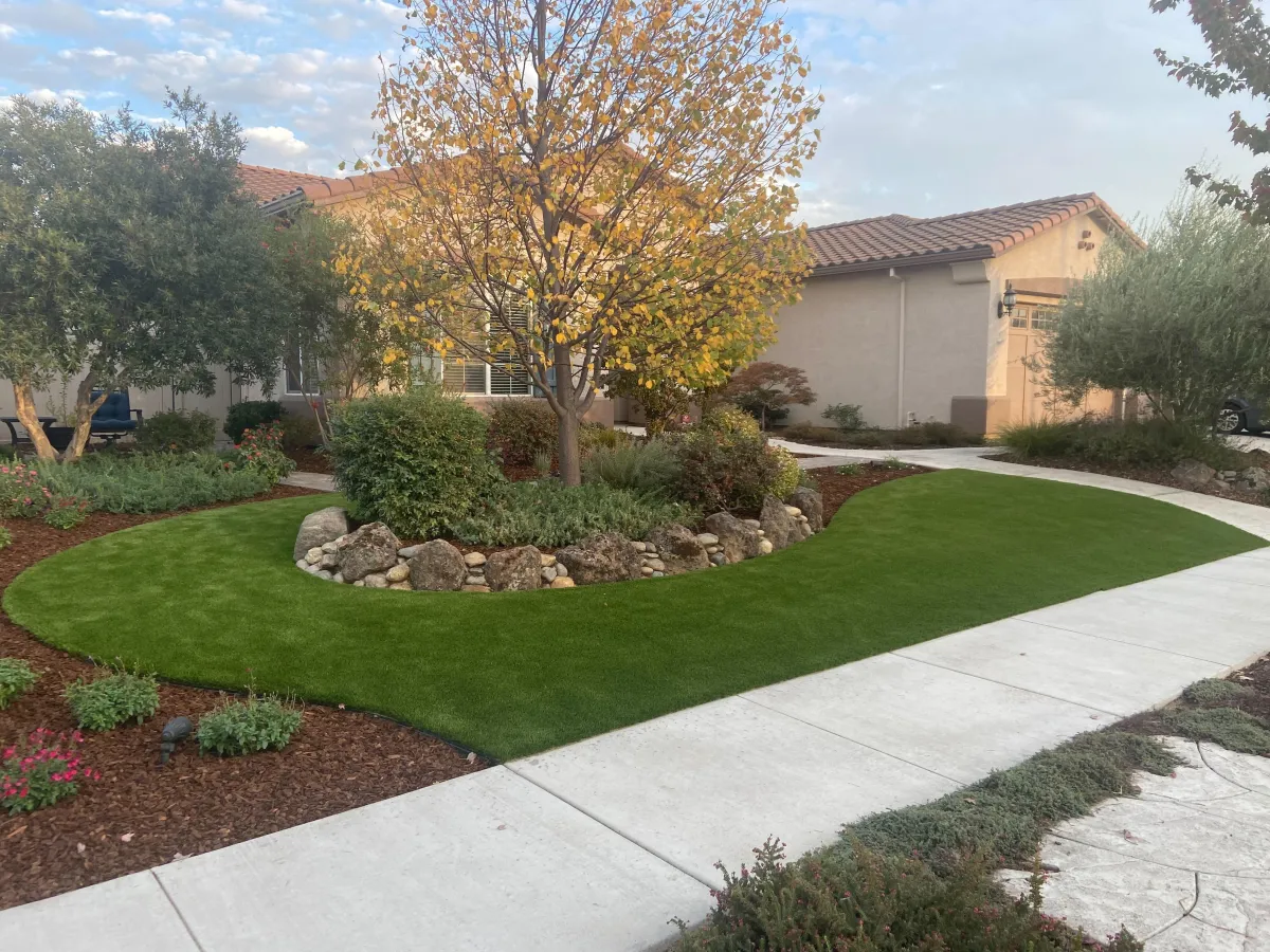 artificial turf installed