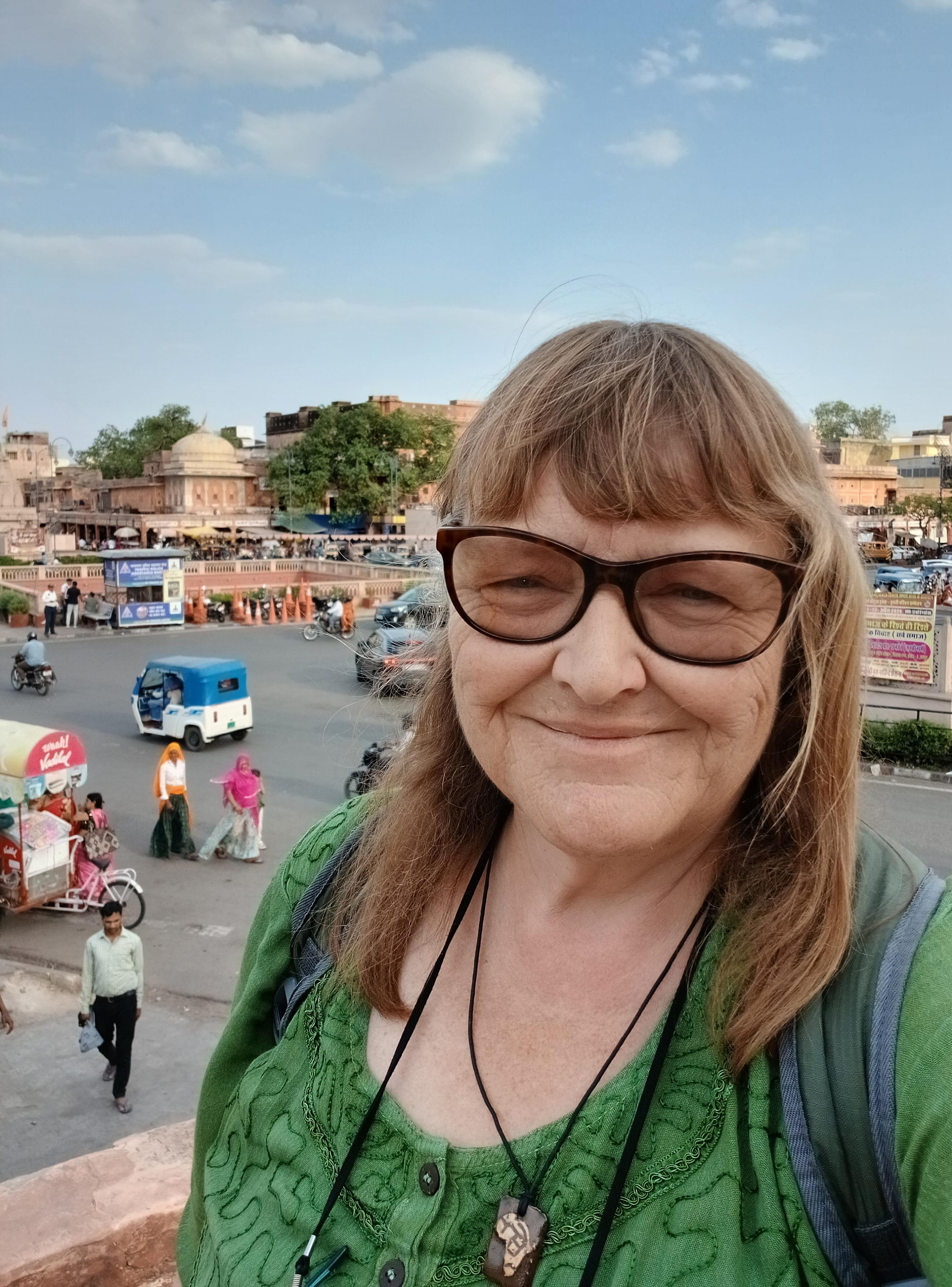 Andrea in Jaipur old city