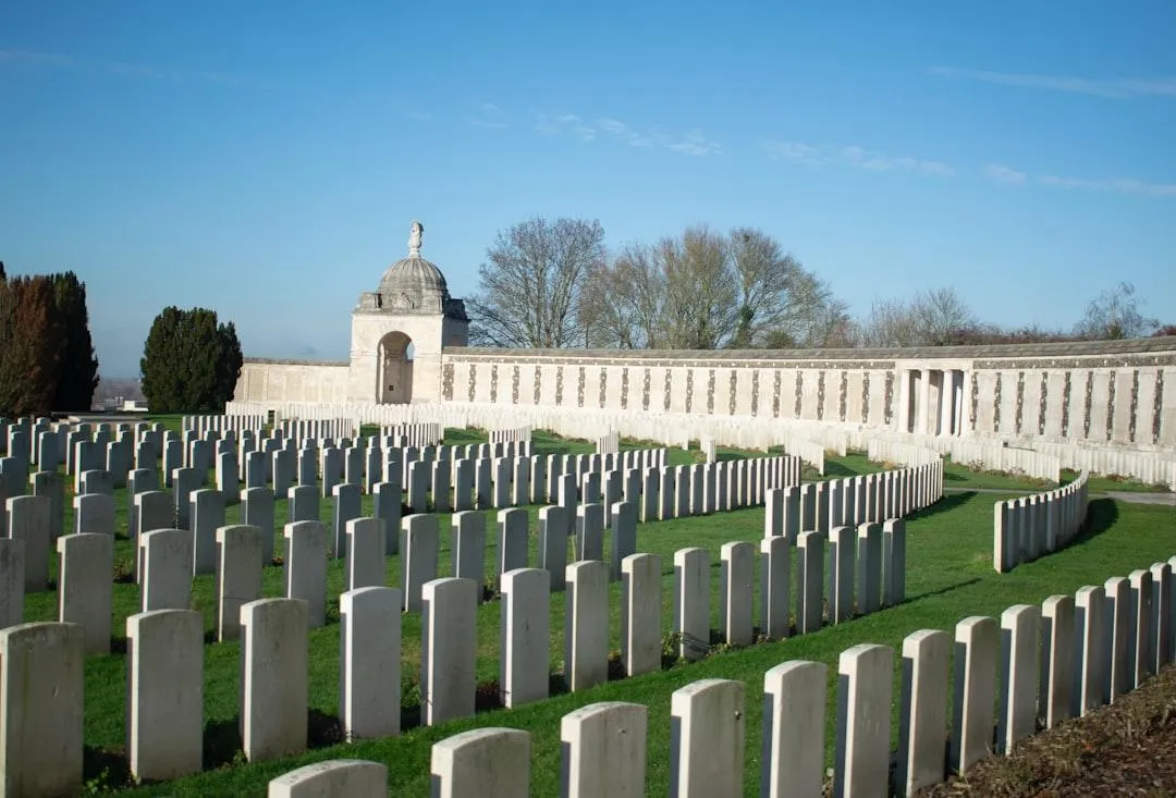 A war cemetery