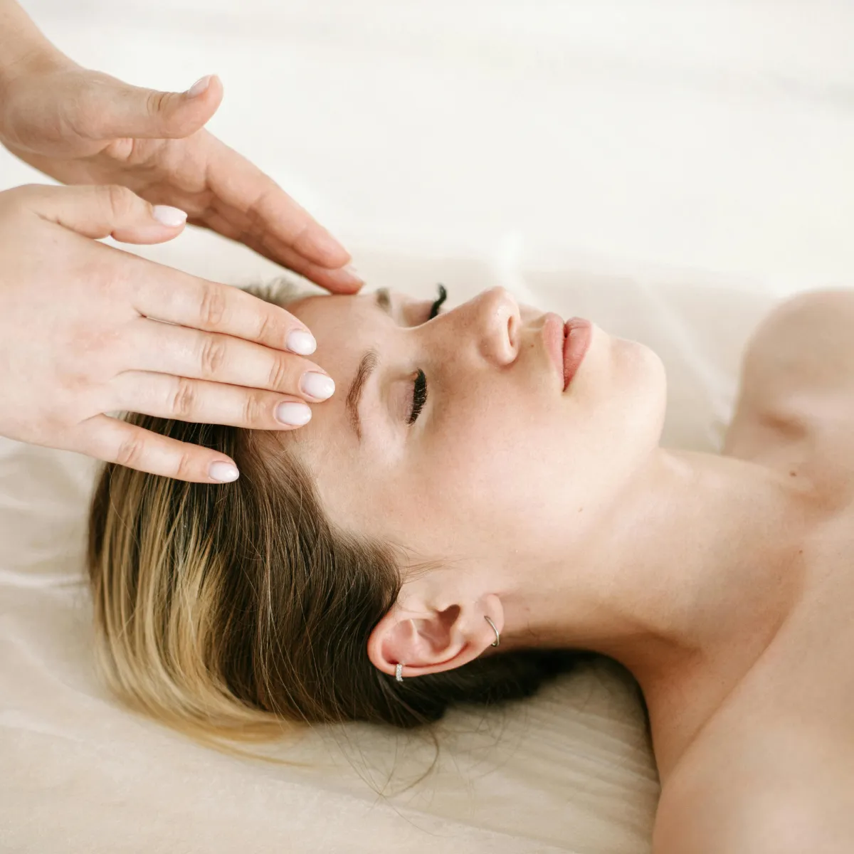 Full body massage therapy icon for relaxation and wellness