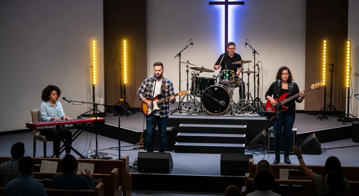 a path through a lush green forest filled with trees
