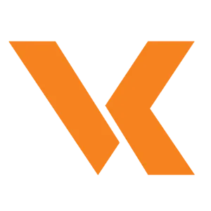 Vee Consulting's distinctive 'VK' logo in vibrant orange, symbolizing the integration of AI-driven solutions for business growth, emphasizing AI strategy consulting, ClientFlow AI tool, and expert-led AI workshops and training events.