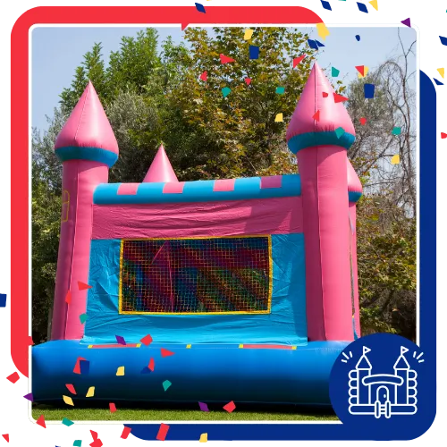Clean party inflatable setup ready for a birthday celebration in Arlington, TX