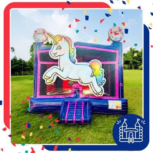 Clean jump house setup ready for guests at a local event