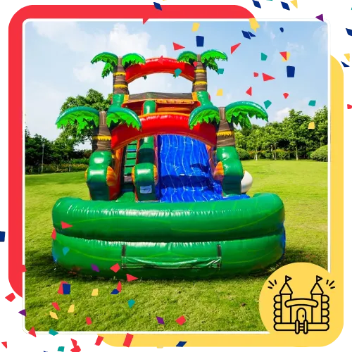 Inflatable water slide rental for outdoor event in Arlington, TX 