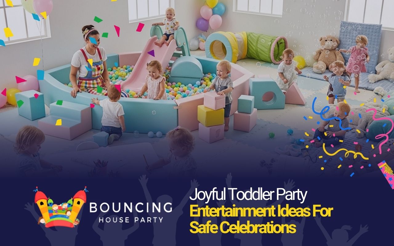 Toddler party entertainment ideas with soft play and safe party fun