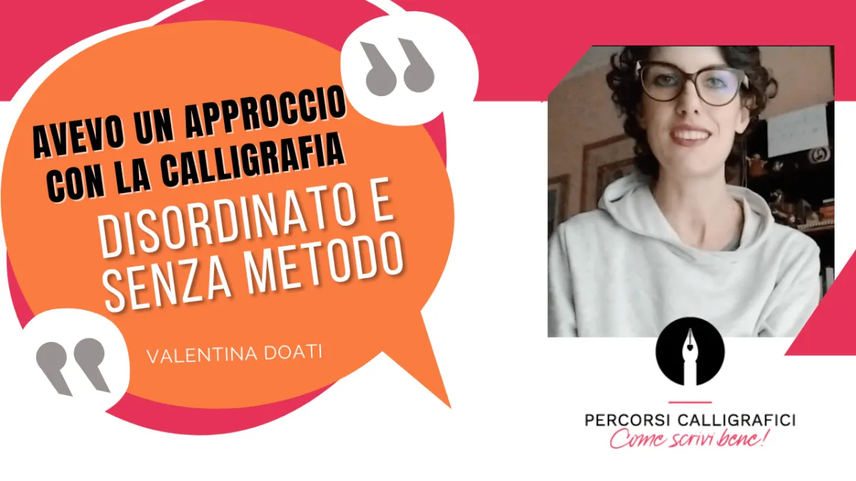 Testimonianza percorsi calligrafici