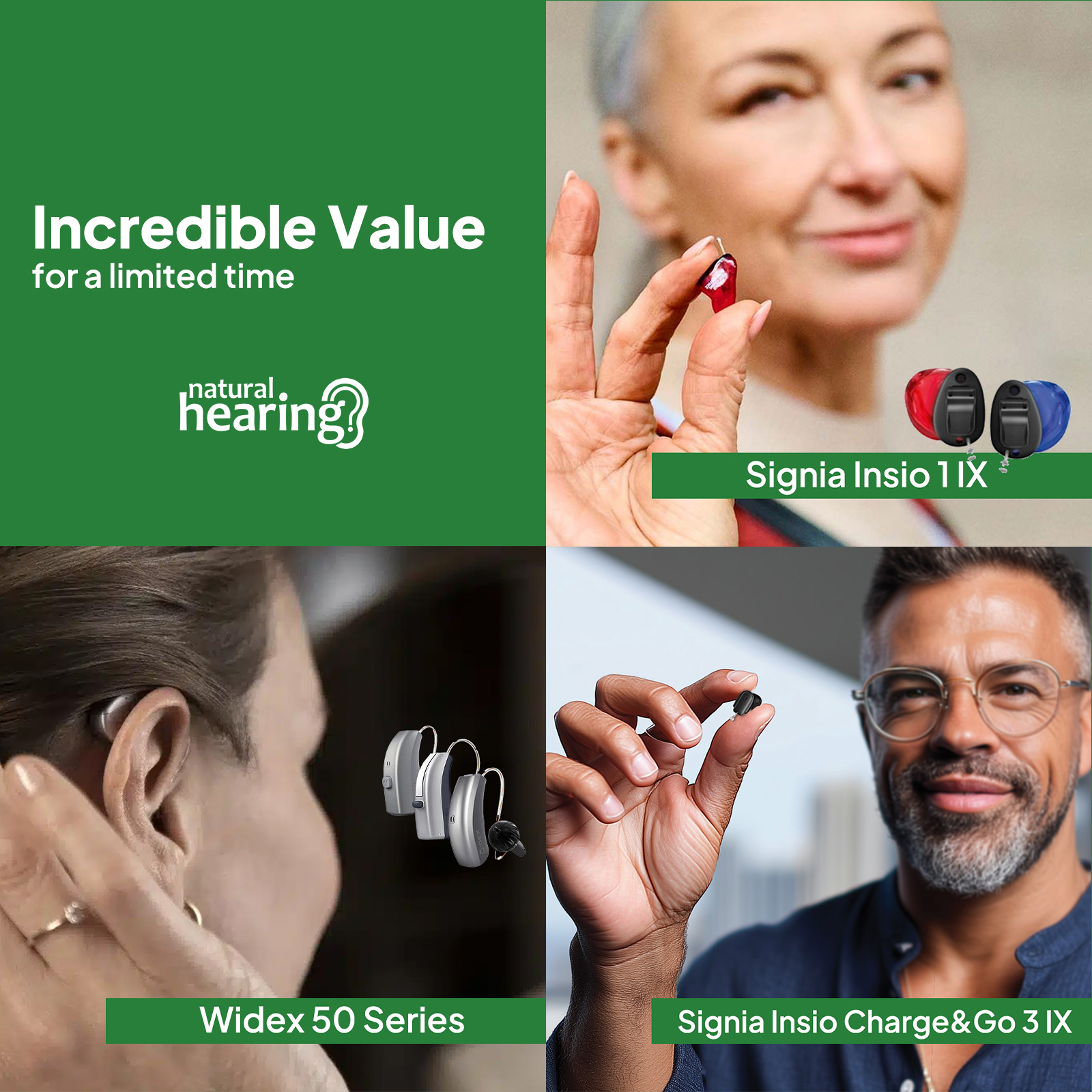 Special offers on the latest hearing aids