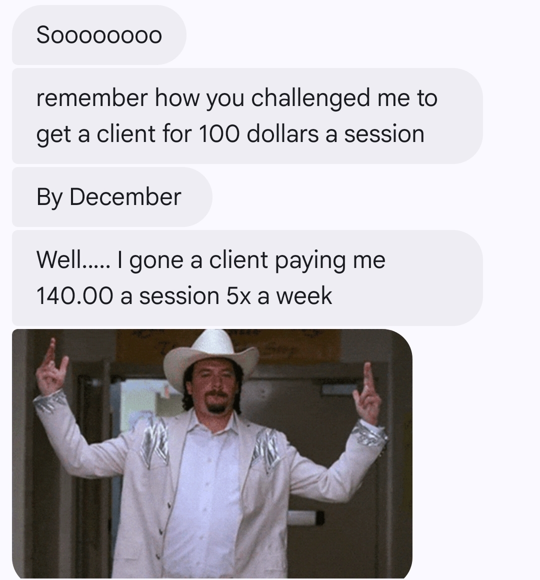 He Was Charging $85. He Should Have Been Charging $140.