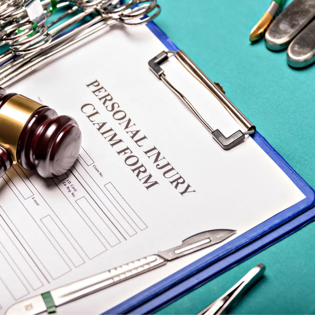 Personal injury lawyer discussing claims with a client – Representing individuals seeking compensation for injuries and accidents