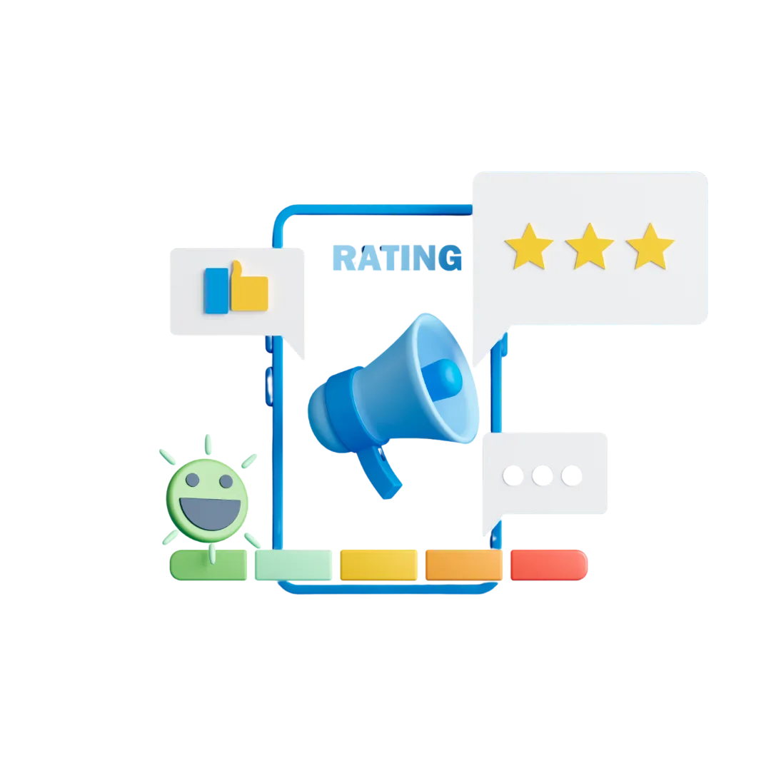 Review management feature in NextLevel CRM for Real Estate – Collect, monitor, and respond to client reviews from various platforms directly from the CRM dashboard