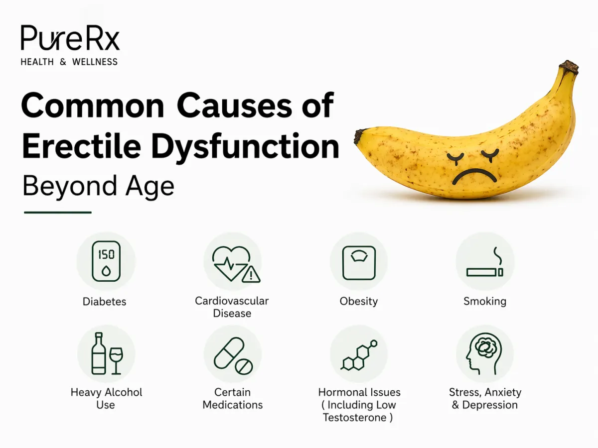 Common Causes of Erectile Dysfunction Beyond Age