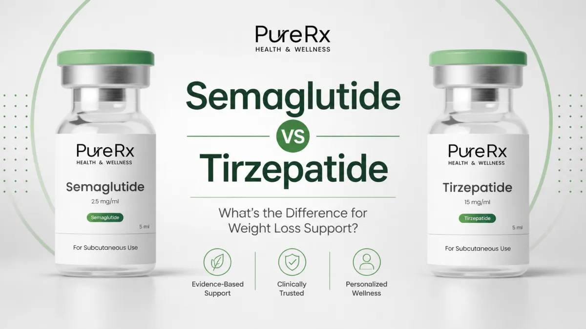 Semaglutide vs Tirzepatide: What's the Difference for Weight Loss Support?