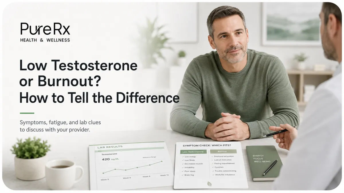 Low Testosterone or Burnout? How to Tell the Difference